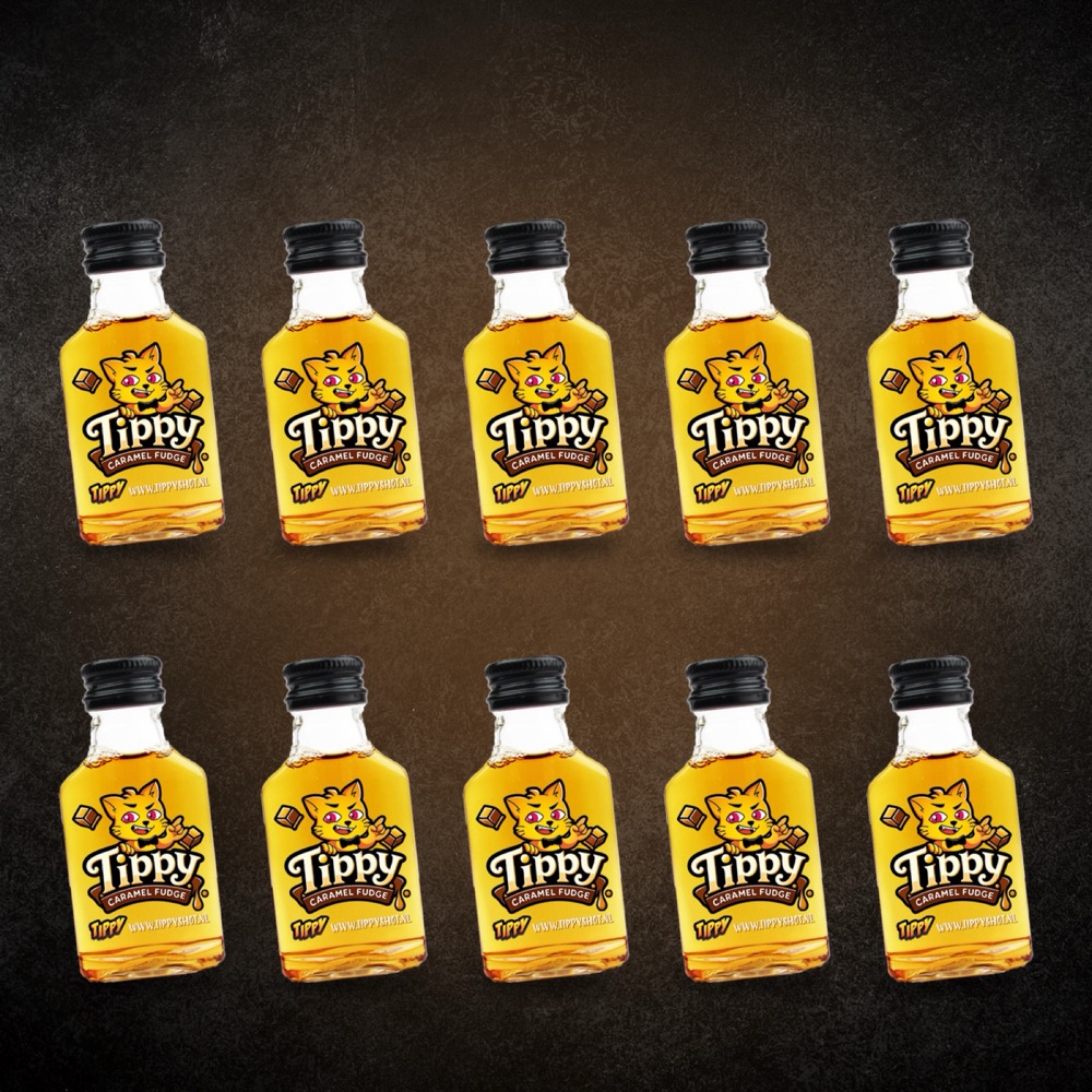 Tippy Caramel Fudge 10 Pack - 10 flesjes